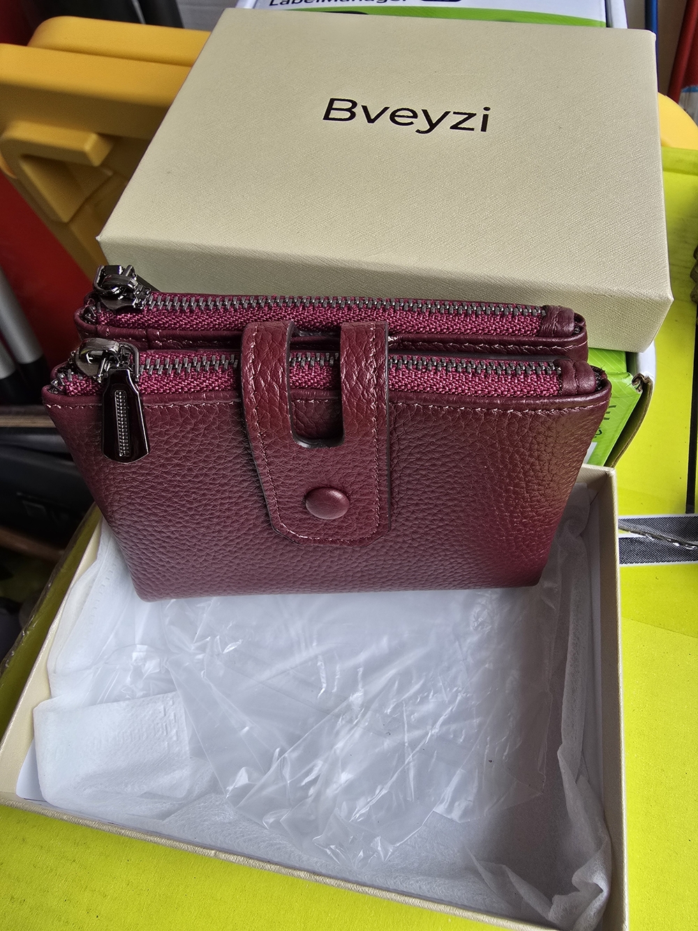 Wine Red Bveyzi Wallet